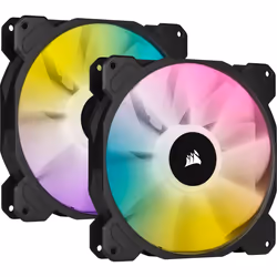 Corsair SP140 RGB ELITE, Fan, 14 cm, 450 RPM, 1200 RPM, Black