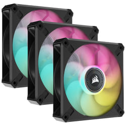 Corsair CO-9050113-WW computer cooling system Computer case Fan 12 cm Black 3 pc(s)