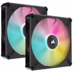 Corsair iCUE ML140 RGB ELITE, Fan, 14 cm, 400 RPM, 1600 RPM, Black