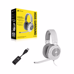 Corsair HS55 SURROUND Headset Wired Handheld Gaming White - Additional view 4