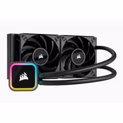 Corsair H100i, All-in-one liquid cooler, 12 cm, Black