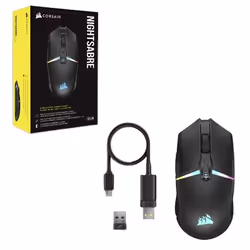 Corsair CH-931B011-EU mouse Gaming Right-hand RF Wireless + Bluetooth Optical 26000 DPI - Additional view 8