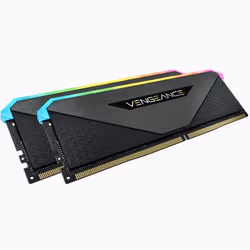 Corsair Vengeance RGB CMN16GX4M2Z4000C18, 16 GB, 2 x 8 GB, DDR4, 4000 MHz, 288-pin DIMM, Black