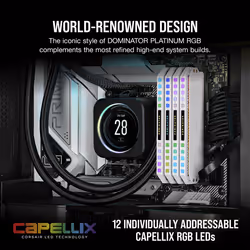 Corsair Dominator CMT64GX5M2B5200C40W memory module 64 GB 2 x 32 GB DDR5 5200 MHz - Additional view 8