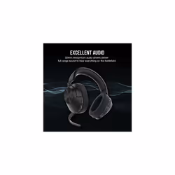 Corsair HS55 WIRELESS CORE Gaming Headset - Low-Latency 2.4Ghz Wireless, Up to 50ft Bluetooth Range, Lightweight Construction, Tempest 3D AudioTech