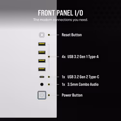 Corsair 6500X Midi Tower White - Additional view 6