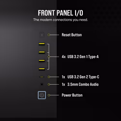 Corsair 6500D AIRFLOW Midi Tower Black - Additional view 5