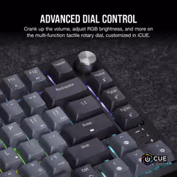Corsair K65 PLUS WIRELESS keyboard Gaming RF Wireless UK English Black, Grey - Additional view 6
