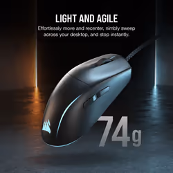 Corsair M75 Lightweight RGB mouse Gaming USB Type-A Optical 26000 DPI - Additional view 6