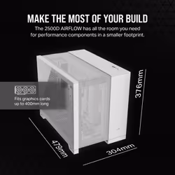 Corsair 2500D AIRFLOW Midi Tower White - Additional view 6