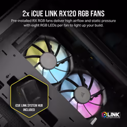 Corsair 2500X RGB Micro Tower Black - Additional view 4