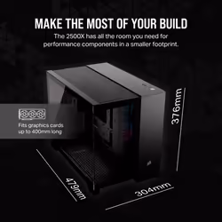 Corsair 2500X RGB Micro Tower Black - Additional view 6