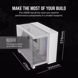 Corsair 2500X RGB Micro Tower White - Additional view 6