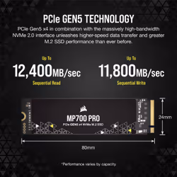 Corsair MP700 PRO 4 TB M.2 PCI Express 5.0 NVMe 3D TLC NAND - Additional view 8
