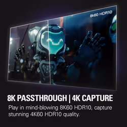 Elgato 4K Pro  Internal Capture Card: 8K60 Passthrough/4K60 HDR10 with Ultra-Low Latency on PS5  Xbox Series X/S  OBS and More  for Streaming & Record
