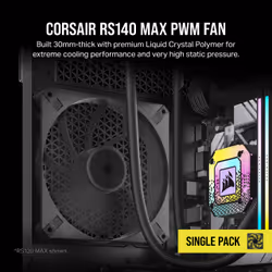 Corsair RS140 MAX Computer case Fan 14 cm Black 1 pc(s) - Additional view 5