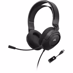 Corsair HS35 SURROUND v2, Wired, Gaming, 483 g, Headset, Black