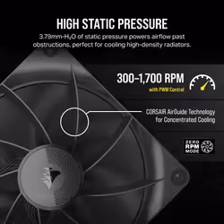 Corsair iCUE LINK RX140 Computer case Fan 14 cm Black 2 pc(s) - Additional view 4