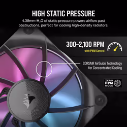 Corsair iCUE LINK RX120 RGB Computer case Fan 12 cm Black 1 pc(s) - Additional view 4