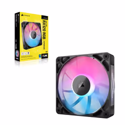 Corsair iCUE LINK RX120 RGB Computer case Fan 12 cm Black 1 pc(s) - Additional view 8