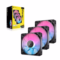 Corsair iCUE LINK RX120 RGB Computer case Fan 12 cm Black 3 pc(s) - Additional view 5
