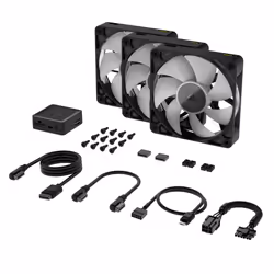 Corsair iCUE LINK RX120 RGB Computer case Fan 12 cm Black 3 pc(s) - Additional view 6