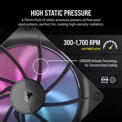 Corsair iCUE LINK RX140 RGB Computer case Fan 14 cm Black 1 pc(s) - Additional view 4