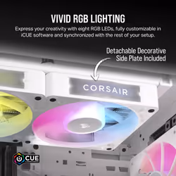 Corsair iCUE LINK RX140 RGB Computer case Fan 14 cm White 1 pc(s) - Additional view 5