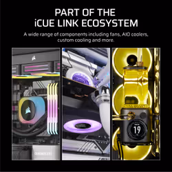 Corsair iCUE LINK RX120 MAX RGB Computer case Fan 12 cm Black 3 pc(s) - Additional view 8