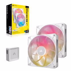 Corsair iCUE LINK RX140 MAX RGB Computer case Fan 14 cm White 2 pc(s) - Additional view 4