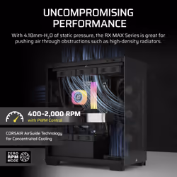 Corsair iCUE LINK RX120 MAX Computer case Fan 12 cm Black 3 pc(s) - Additional view 6