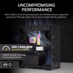 Corsair iCUE LINK RX140 MAX Computer case Fan 14 cm Black 2 pc(s) - Additional view 6