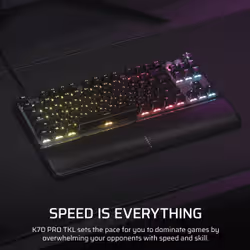 Corsair K70 PRO TKL keyboard Gaming USB QWERTZ UK English Black - Additional view 7