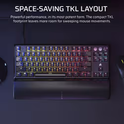 Corsair K70 PRO TKL keyboard Gaming USB QWERTZ UK English Black - Additional view 8