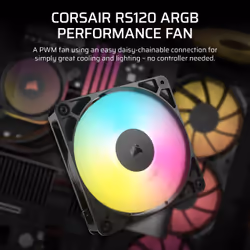 Corsair RS120 ARGB Computer case Fan 12 cm Black 1 pc(s) - Additional view 6