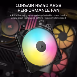 Corsair RS140 ARGB Computer case Fan 14 cm Black 2 pc(s) - Additional view 5