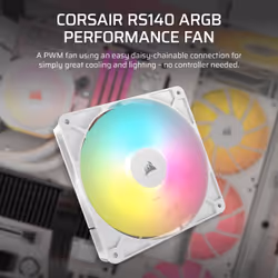 Corsair RS140 ARGB Computer case Fan 14 cm White 1 pc(s) - Additional view 5