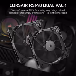 Corsair RS140 Computer case Fan 14 cm Black 2 pc(s) - Additional view 6