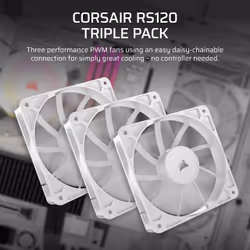Corsair RS120 Computer case Fan 12 cm White 3 pc(s) - Additional view 7