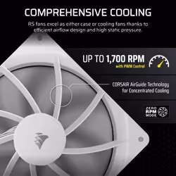 Corsair RS140 Computer case Fan 14 cm White 1 pc(s) - Additional view 8