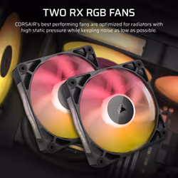 Corsair iCUE LINK TITAN RX RGB Processor All-in-one liquid cooler 12 cm Black 1 pc(s) - Additional view 8