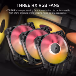 Corsair iCUE LINK TITAN RX RGB Processor All-in-one liquid cooler 12 cm Black 1 pc(s) - Additional view 8
