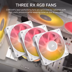 Corsair iCUE LINK TITAN RX RGB Processor All-in-one liquid cooler 12 cm White 1 pc(s) - Additional view 7