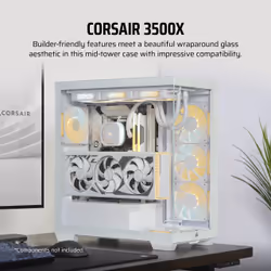 Corsair 3500X Midi Tower White - Additional view 7