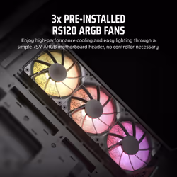 Corsair 3500X ARGB Midi Tower Black - Additional view 8