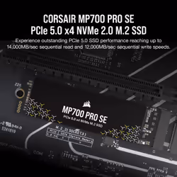 Corsair MP700 PRO SE 4 TB M.2 PCI Express 5.0 NVMe 3D TLC NAND - Additional view 6