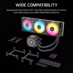 Corsair Nautilus 360 RS ARGB Processor Air cooler Black - Additional view 7
