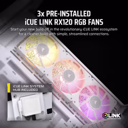 Corsair iCUE LINK 3500X RGB Midi Tower White - Additional view 8