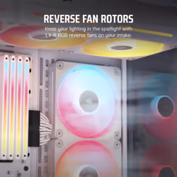 Corsair iCUE LINK LX120-R RGB Computer case Fan 12 cm White 1 pc(s) - Additional view 5