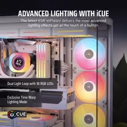 Corsair iCUE LINK LX120-R RGB Computer case Fan 12 cm White 1 pc(s) - Additional view 6